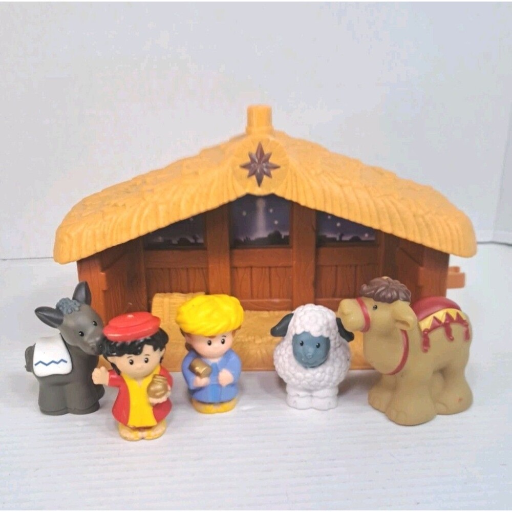 Fisher Price Nativity Christmas Little People 2002 Children’s  Incomplete Works